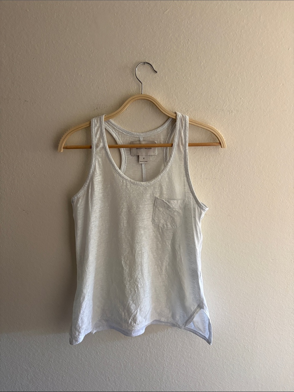 Brochu Walker Linen Blend Tank